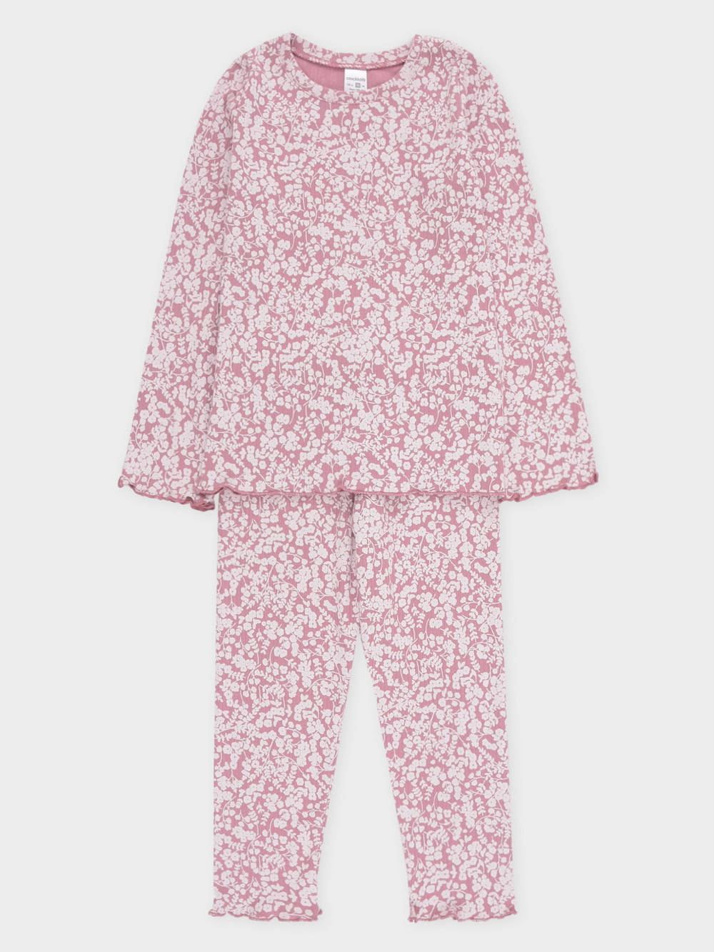 Пижама для девочки, артикул: К 1618, цвет: розовый, фото 2
