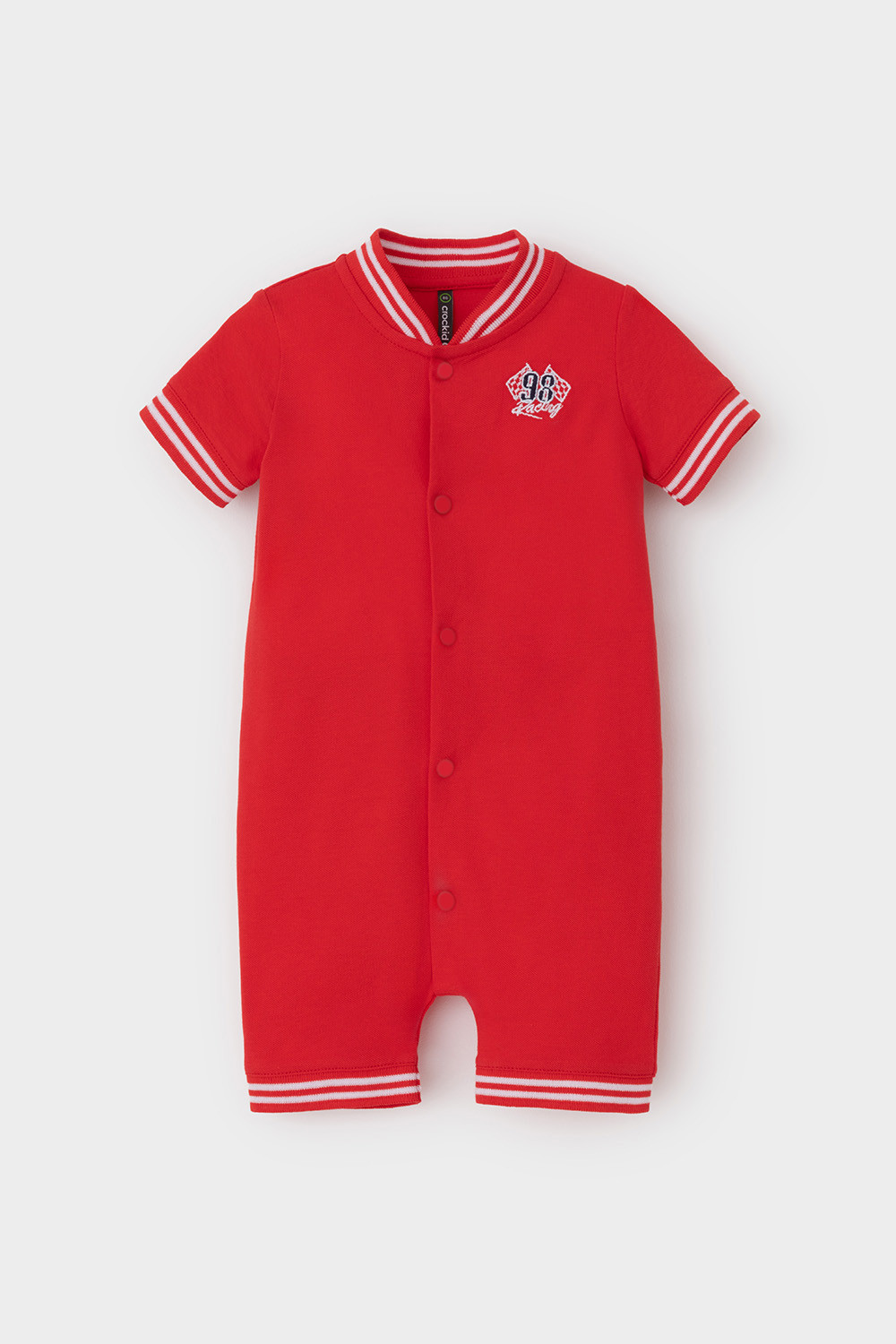 Полукомбинезон для мальчика, артикул: КР 6547, цвет: красный, фото 2