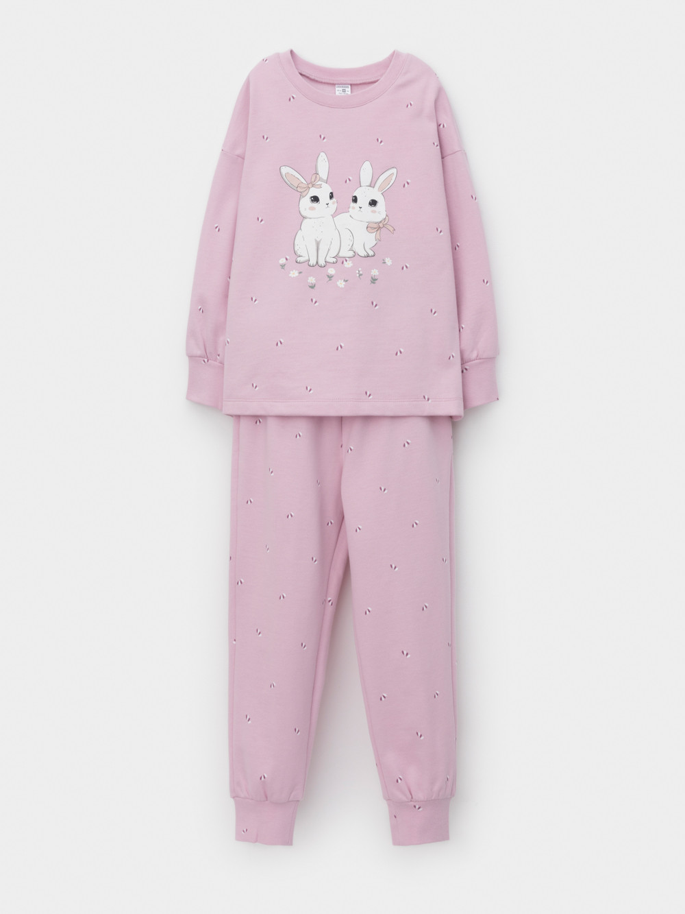 Пижама для девочки, артикул: К 1581, цвет: розовый