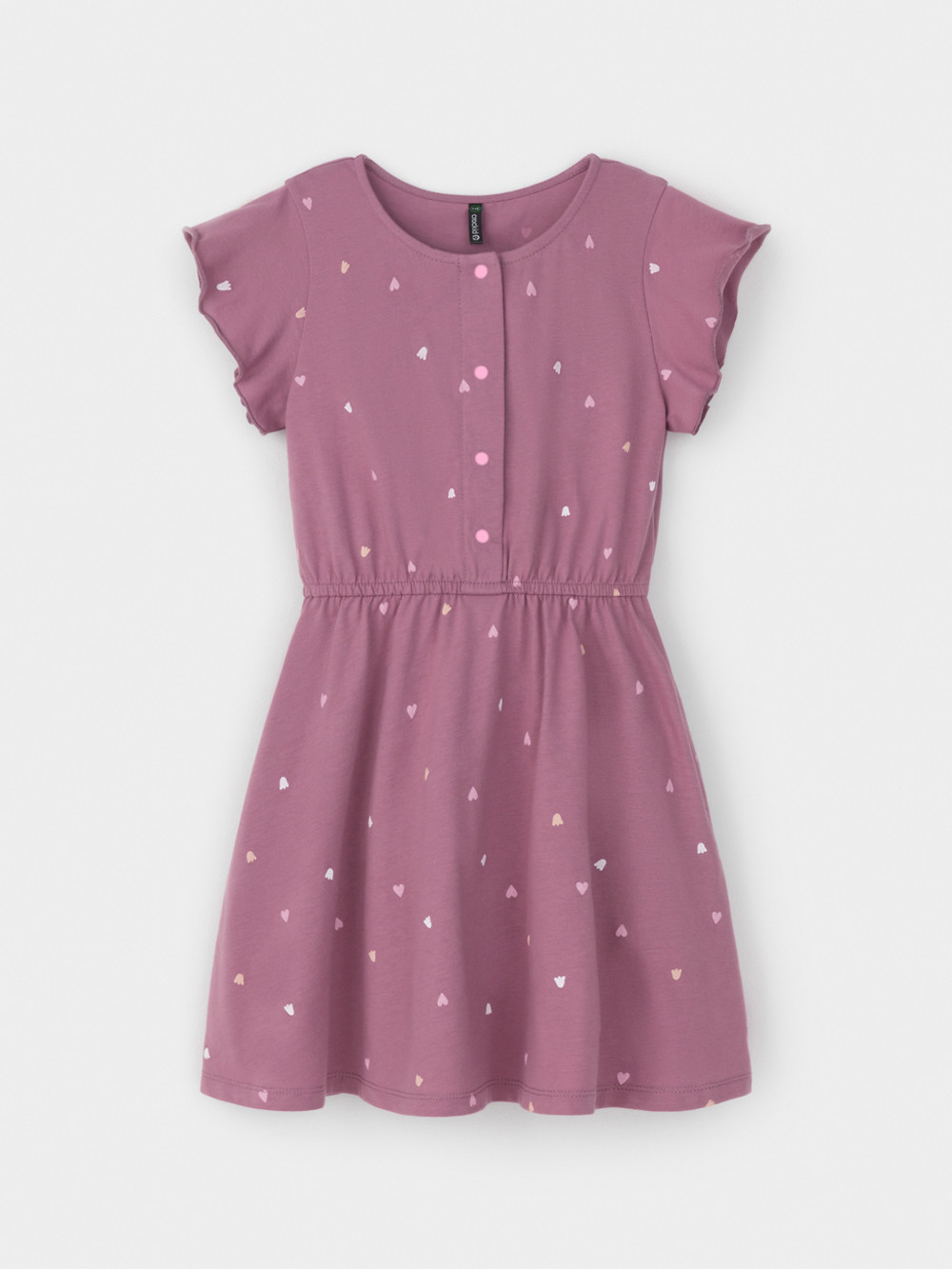 Платье для девочки, артикул: КР 5792, цвет: бордовый, фото 2