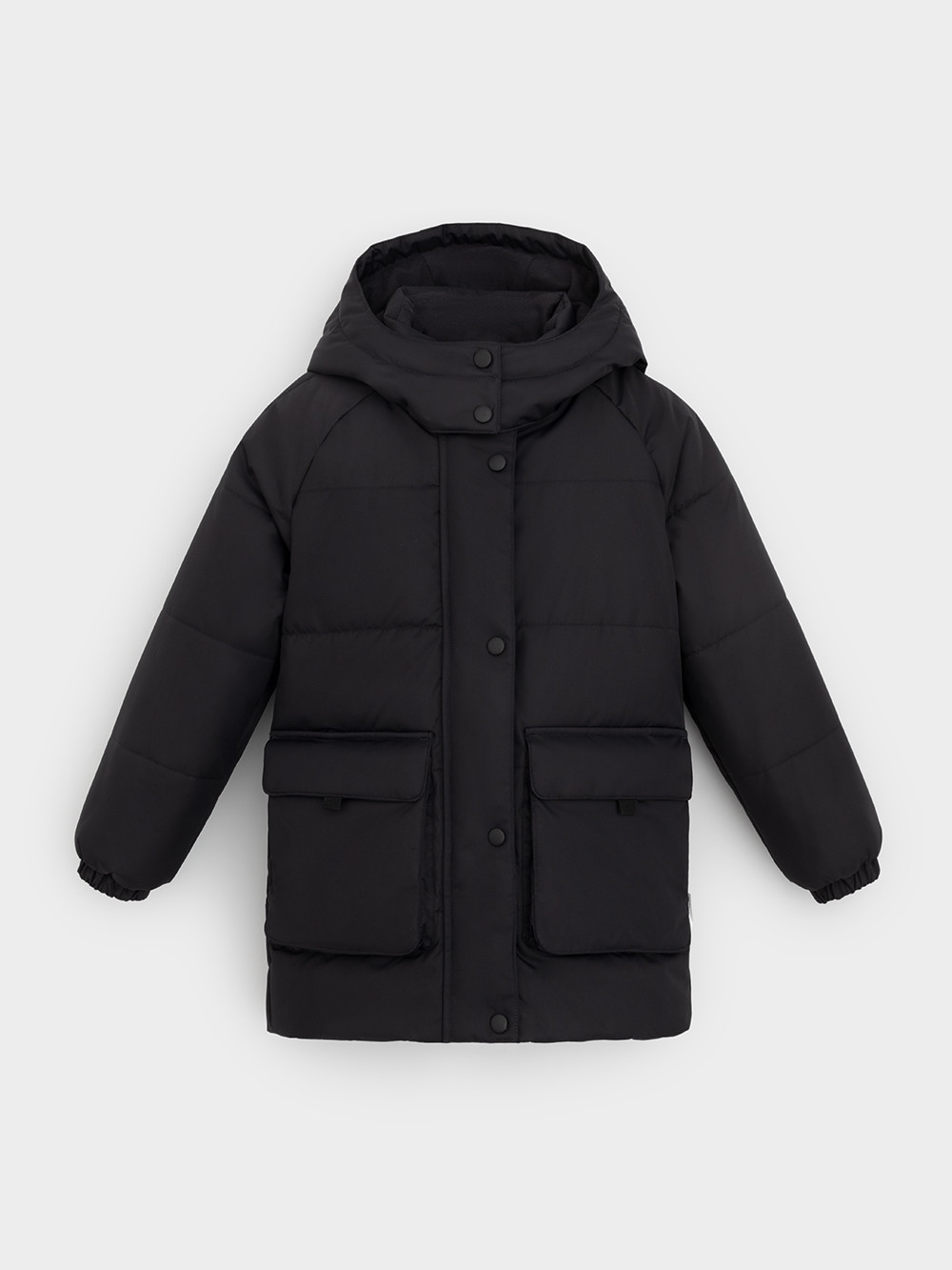 Куртка для девочки, артикул: ВК 38130/1 УЗГ, цвет: черный, фото 2