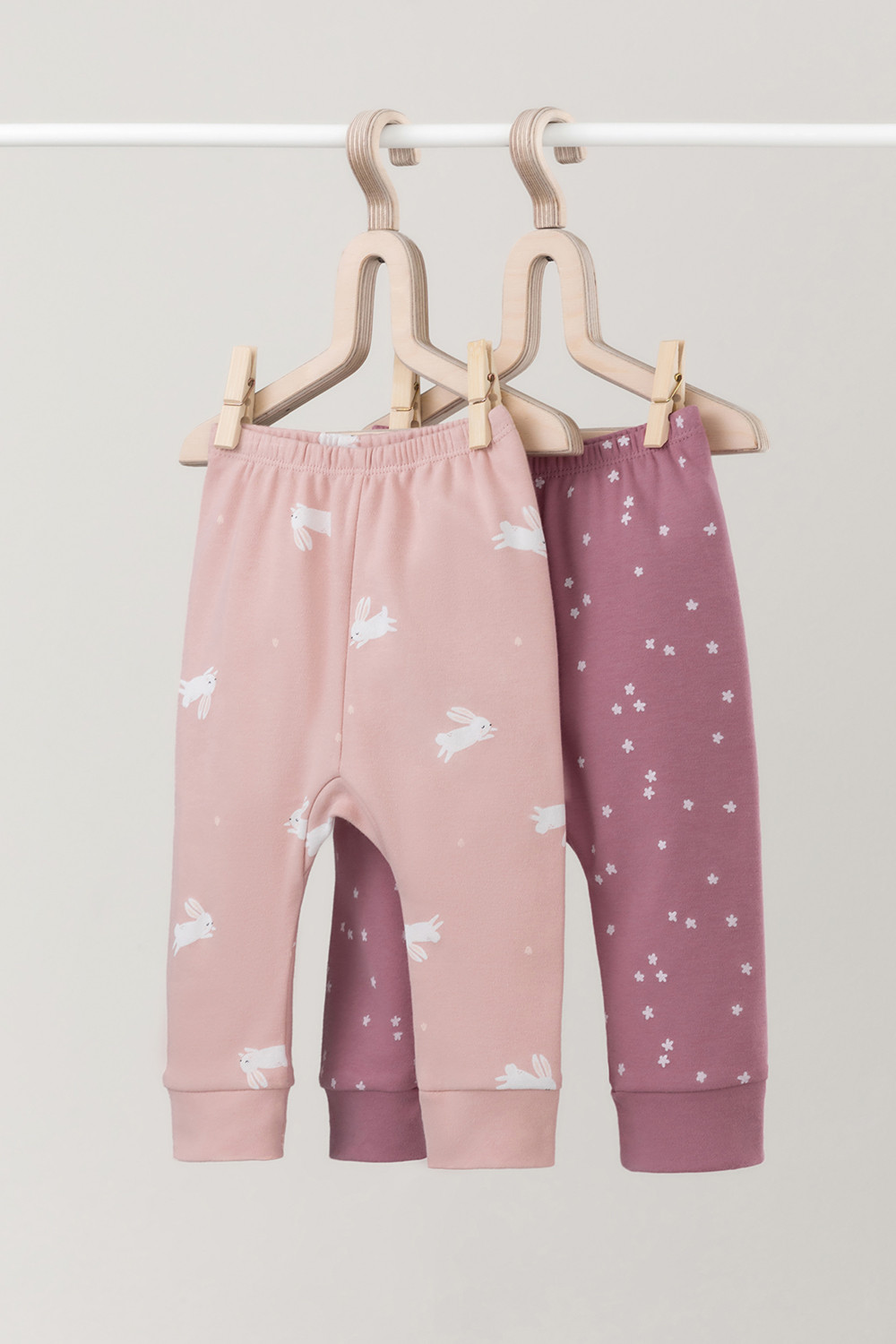 Брюки для новорожденных, артикул: К 4718-2уп, цвет: розовый, фото 2