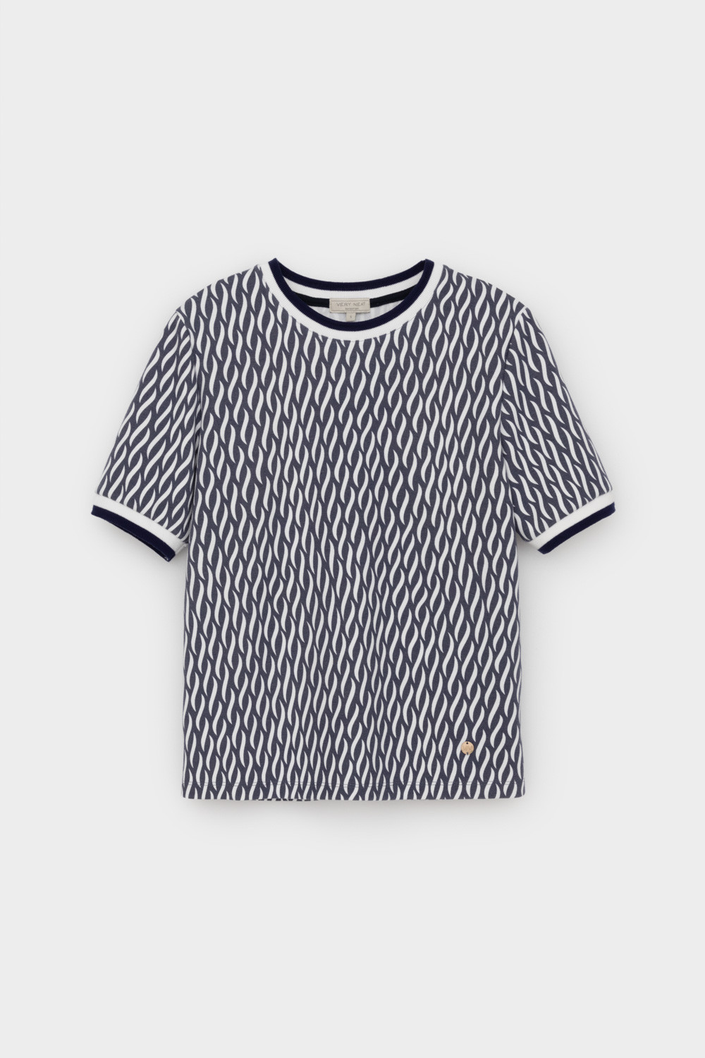 Футболки женские для мам, артикул: ЕВТ 3220, цвет: синий, фото 2