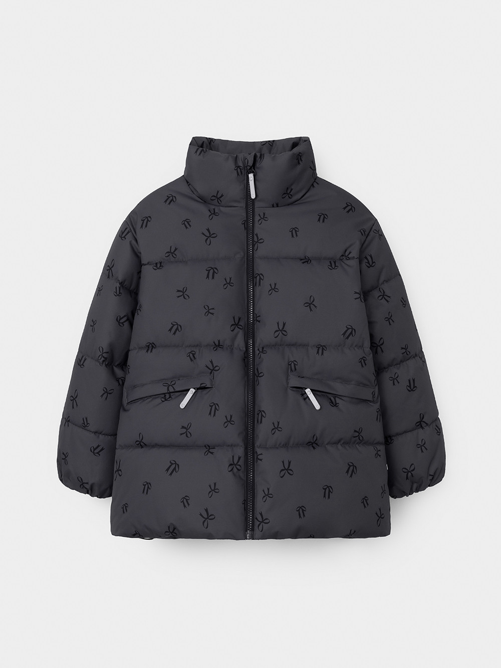 Куртка для девочки, артикул: ВК 32194/н/3 ГР, цвет: темно-серый, фото 2