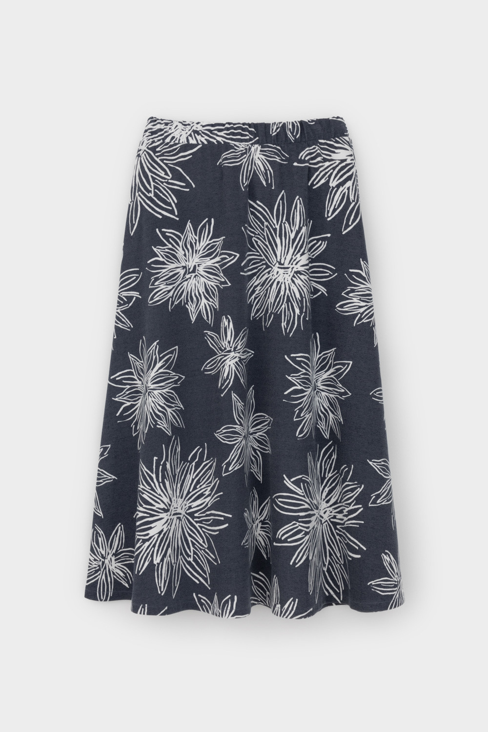 Юбки женские для мам, артикул: ЕВТ 7029, цвет: синий, фото 2