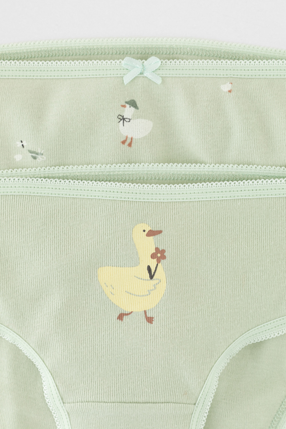 Трусы для девочки, артикул: К 1909-3уп, цвет: голубой, фото 2