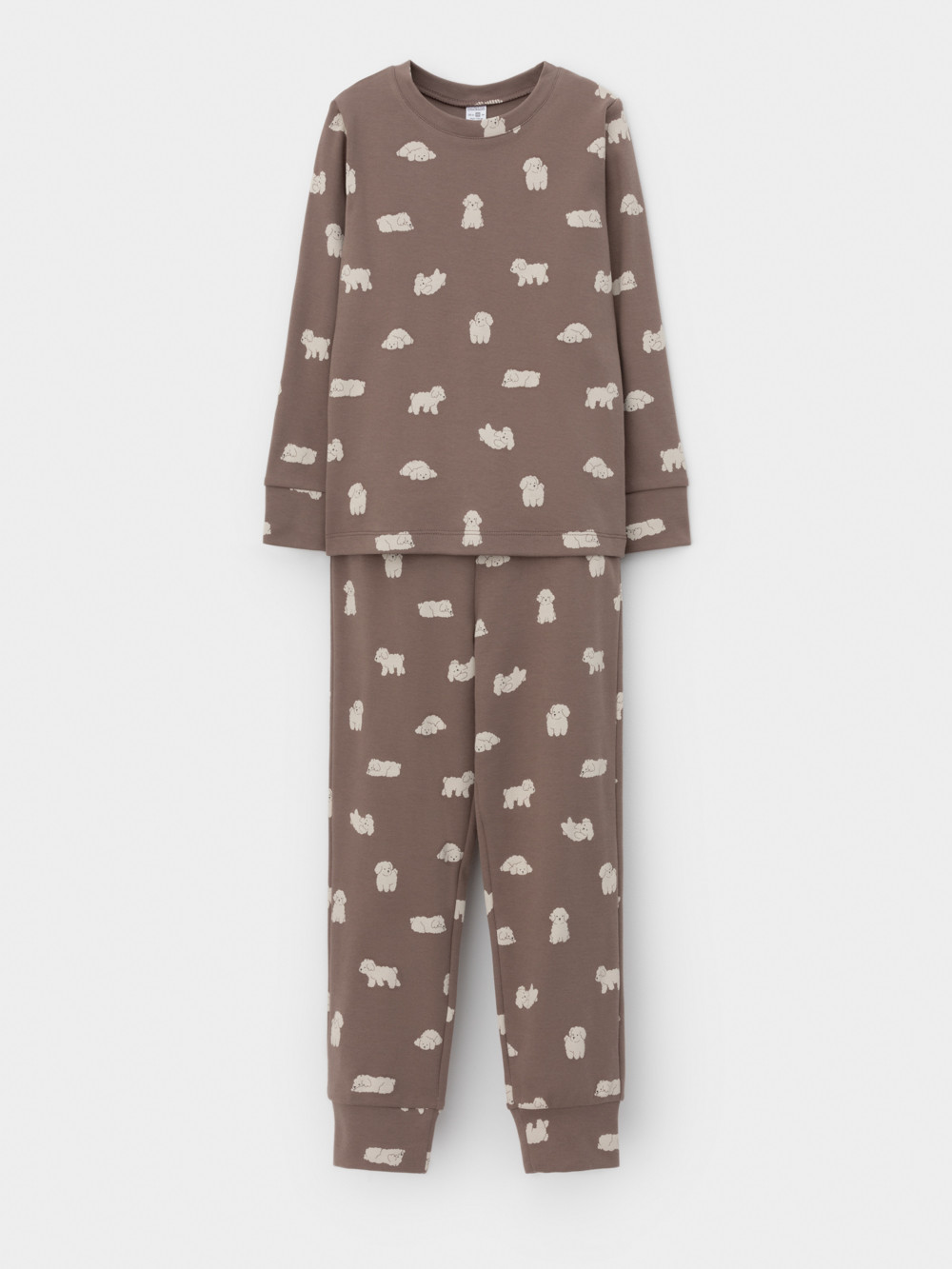 Пижама для девочки, артикул: К 1552, цвет: коричневый, фото 2