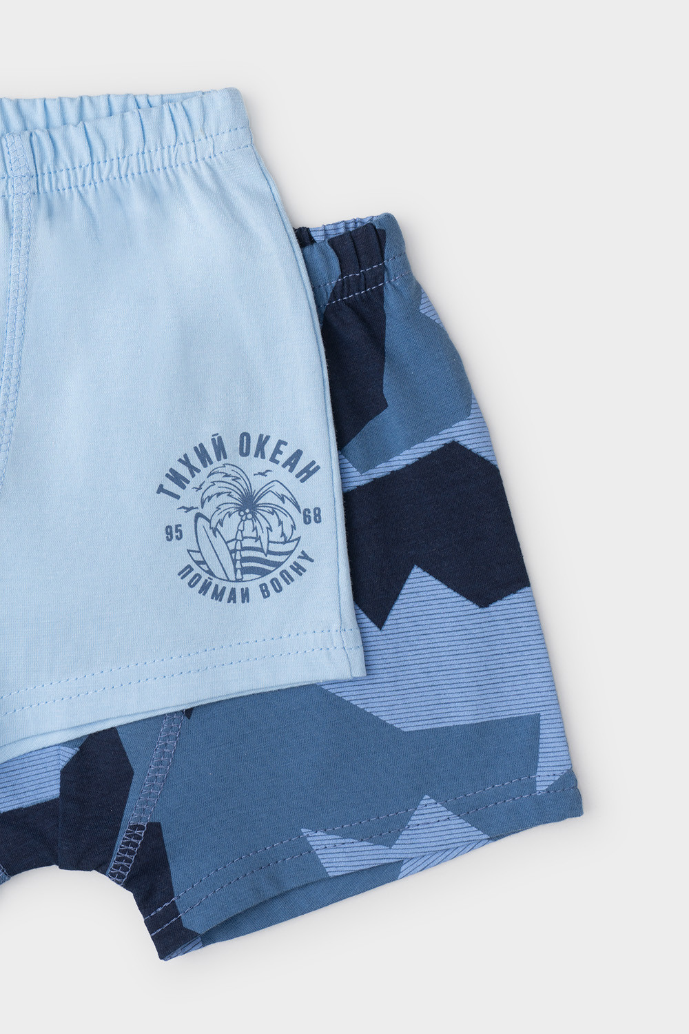 Трусы для мальчика, артикул: К 1912-2уп, цвет: голубой, фото 2