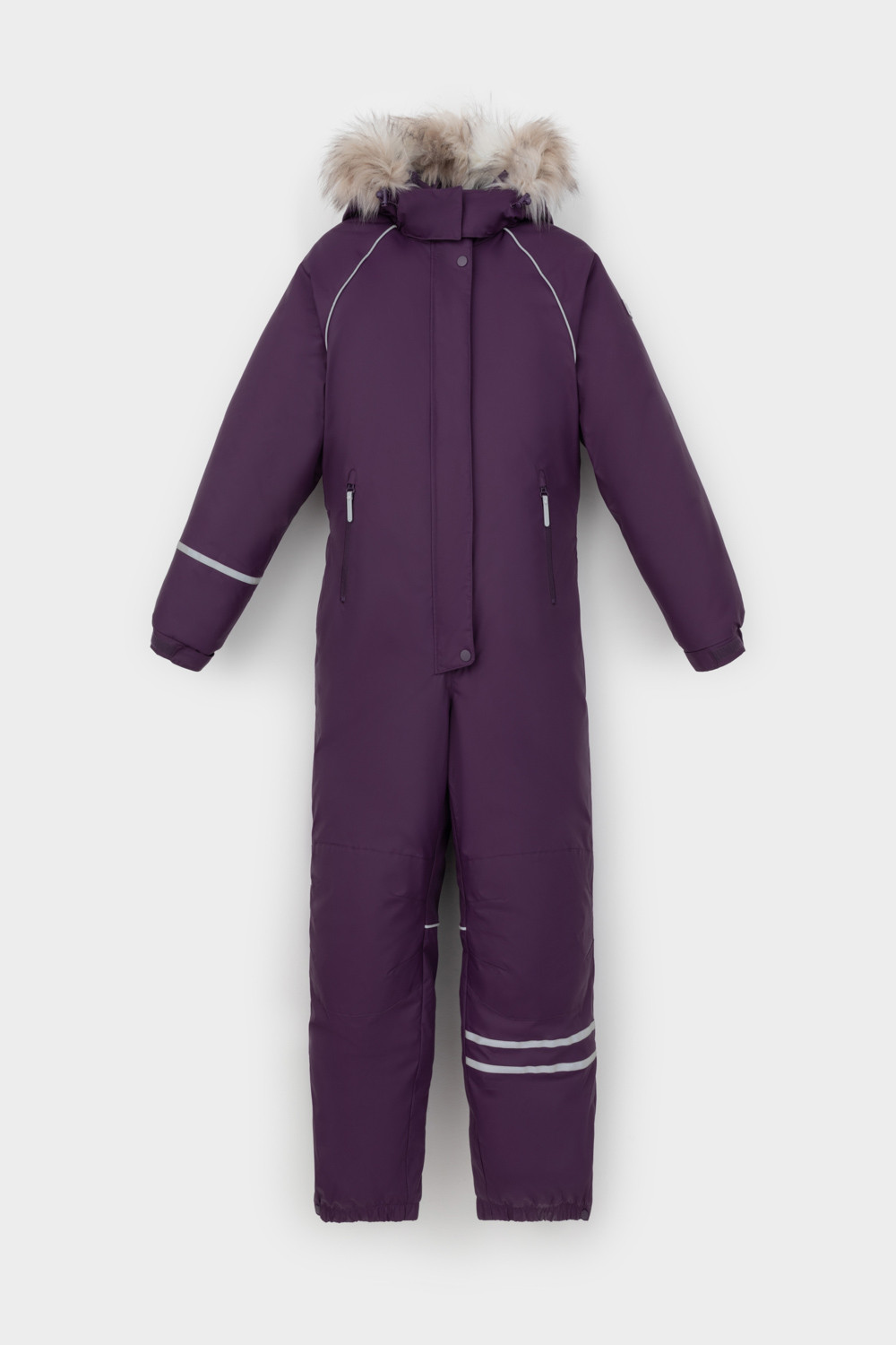 Комбинезоны утепленные для девочки, артикул: ВК 60102/6 ГР (122-158), цвет: фиолетовый, фото 2