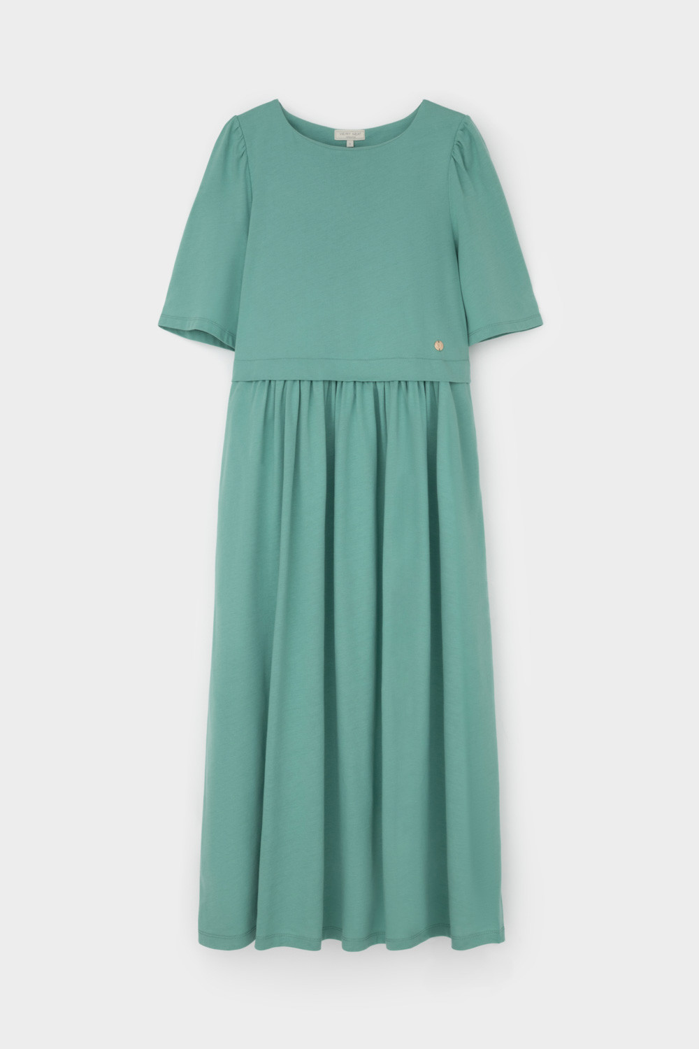 Платья женские для мам, артикул: ЕВТ 5083, цвет: зеленый, фото 2