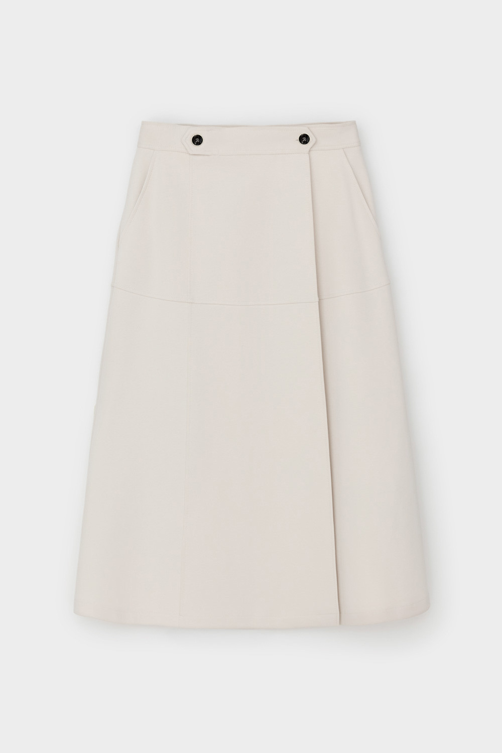 Юбки женские для мам, артикул: ЕВТ 7027, цвет: светло-бежевый, фото 2