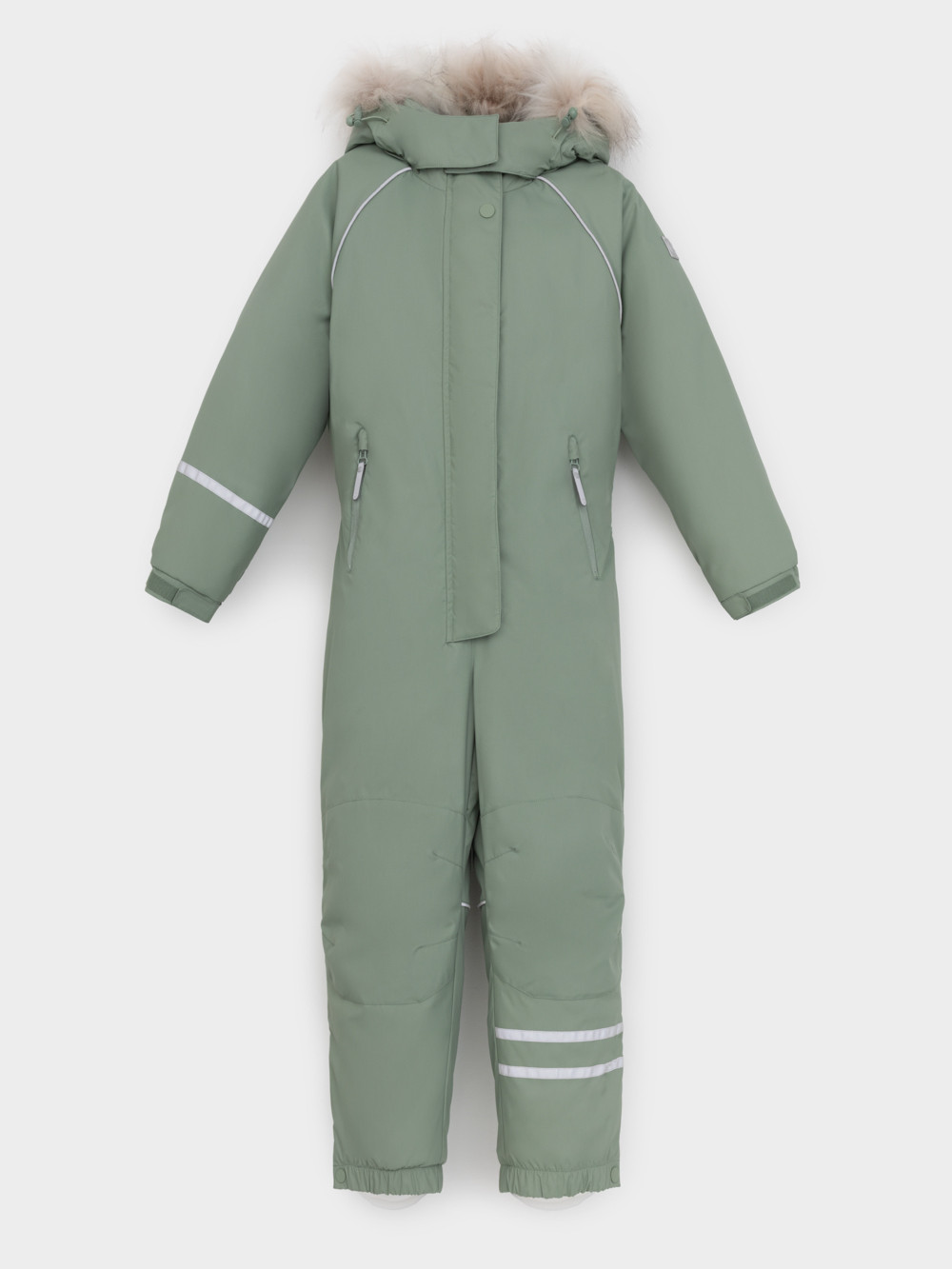 Комбинезоны утепленные для девочки, артикул: ВК 60102/9 ГР (128-158), цвет: зеленый, фото 2
