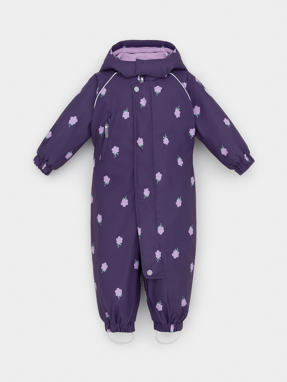 Комбинезоны утепленные для девочки, артикул: ВК 60085/н/53 Ал, цвет: фиолетовый, фото 2