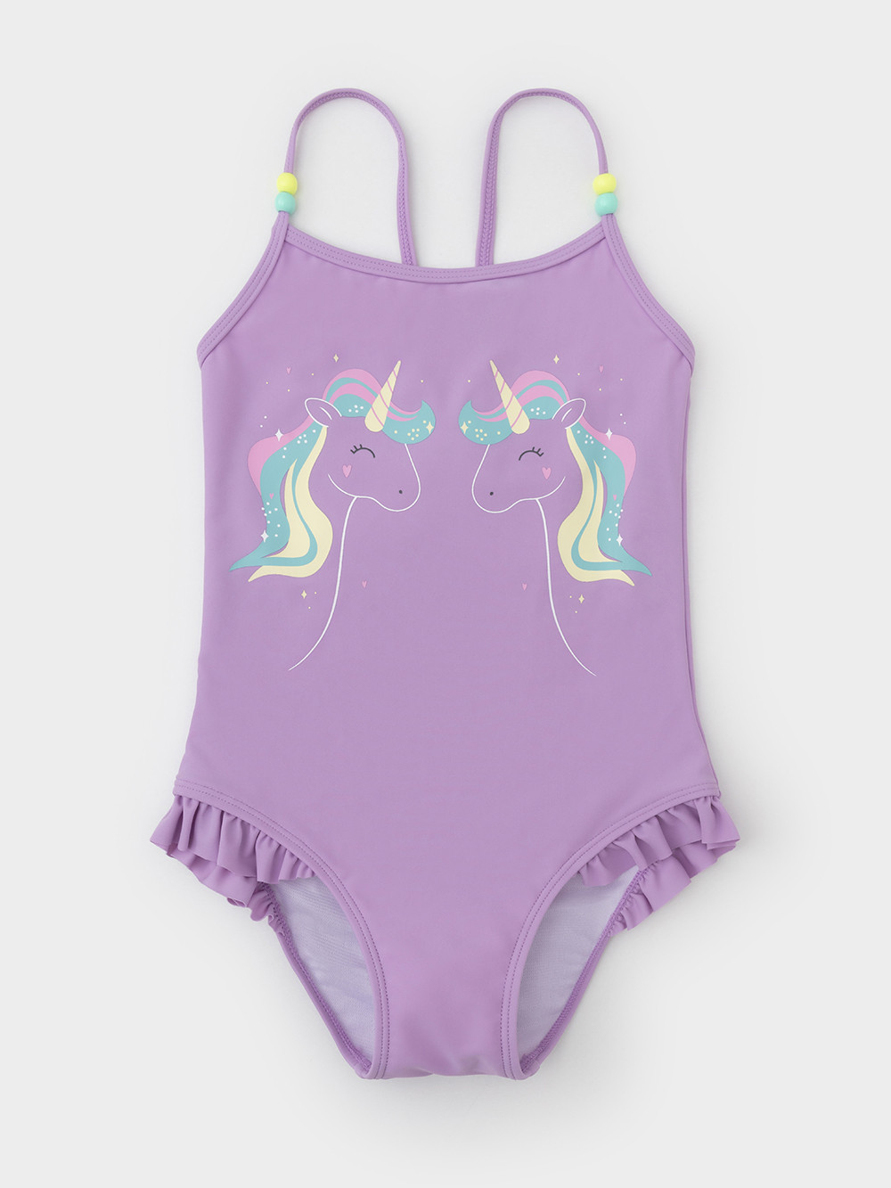 Купальник для девочки, артикул: ТК 16023/2 ФВ, цвет: светло-розовый, фото 2