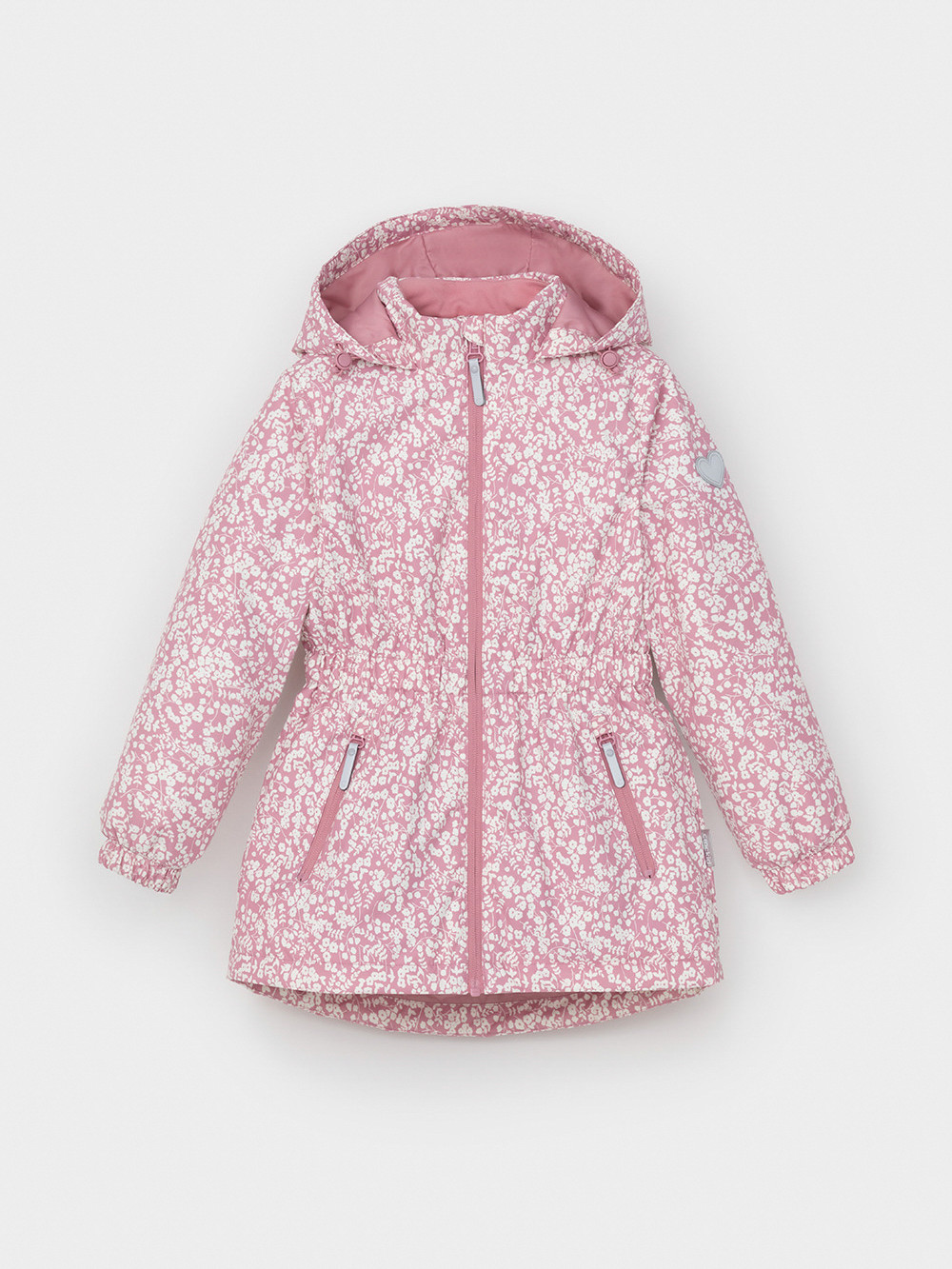 Куртка для девочки, артикул: ВК 32142/н/9 УЗГ, цвет: розовый, фото 2