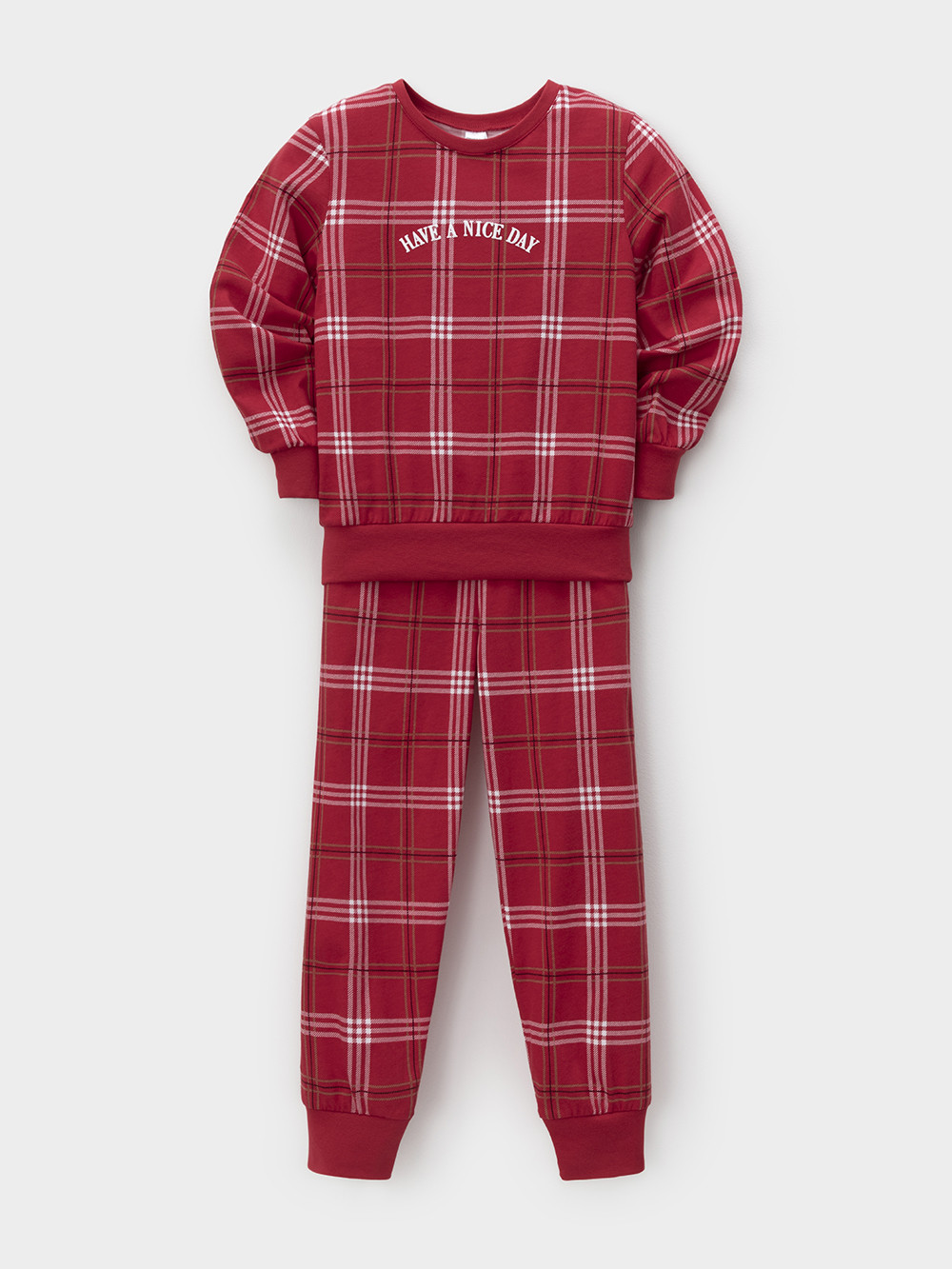 Пижамы, артикул: К 1664-1, цвет: красный, фото 2