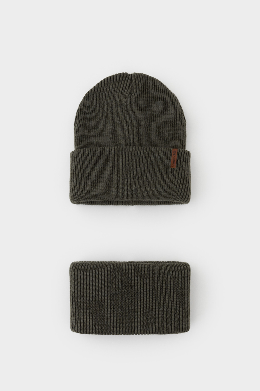 Комплект вязаный для мальчика, артикул: КВ 22016/ш, цвет: зеленый, фото 2