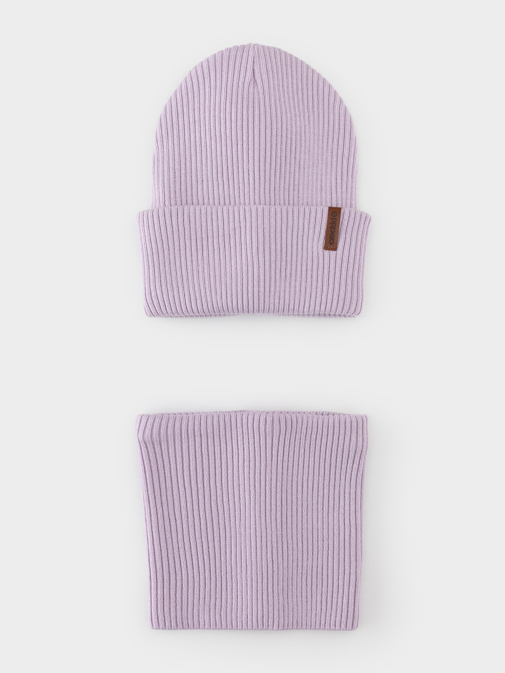 Комплект вязаный для девочки, артикул: КВ 22019, цвет: фиолетовый, фото 2