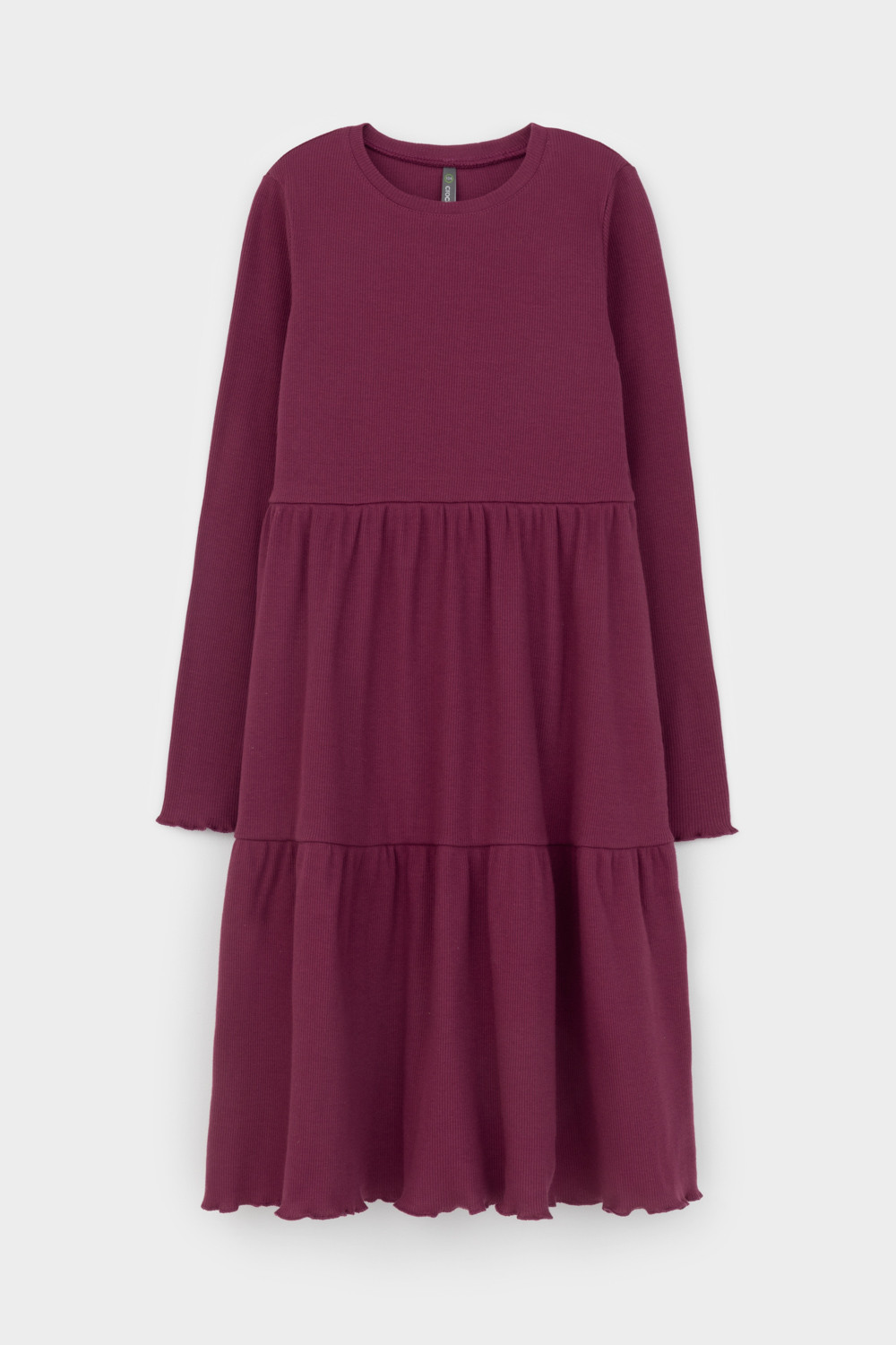 Платье для девочки, артикул: КР 5820, цвет: бордовый, фото 2