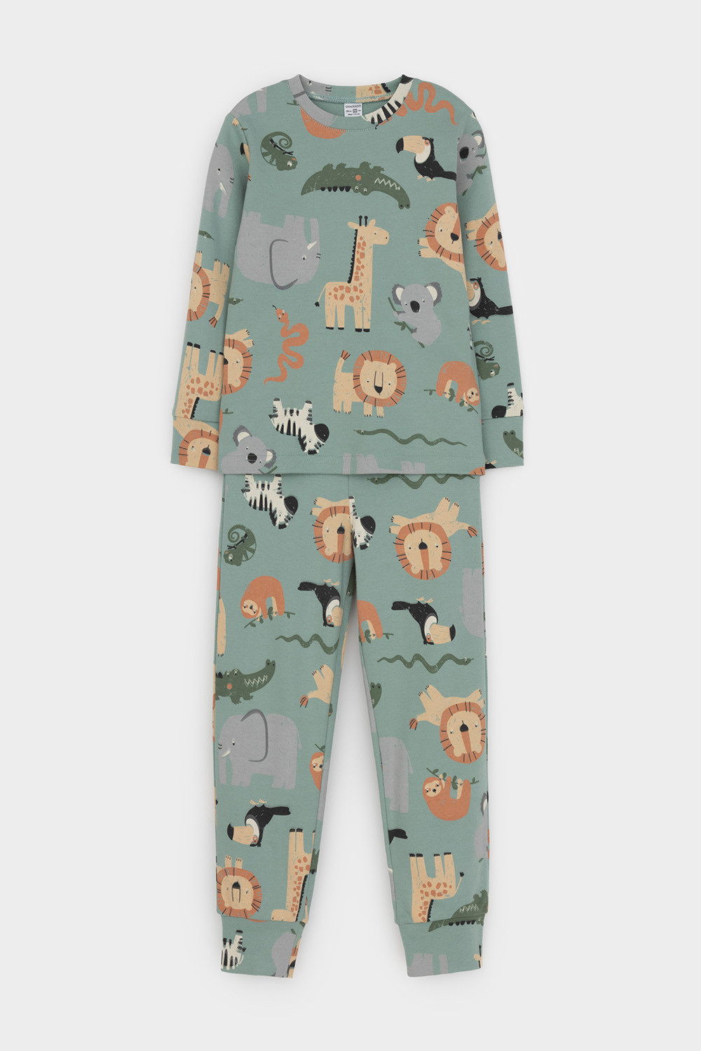 Пижама для мальчика, артикул: К 1552, цвет: минт, фото 2