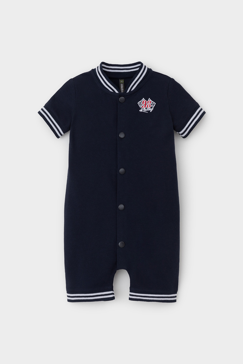 Полукомбинезон для мальчика, артикул: КР 6547, цвет: темно-синий, фото 2