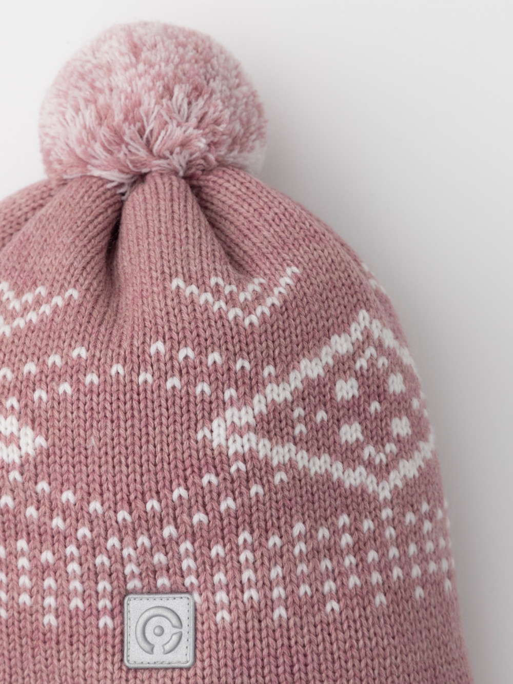Шапка для девочки, артикул: КВ 20404/ш, цвет: розовый, фото 2