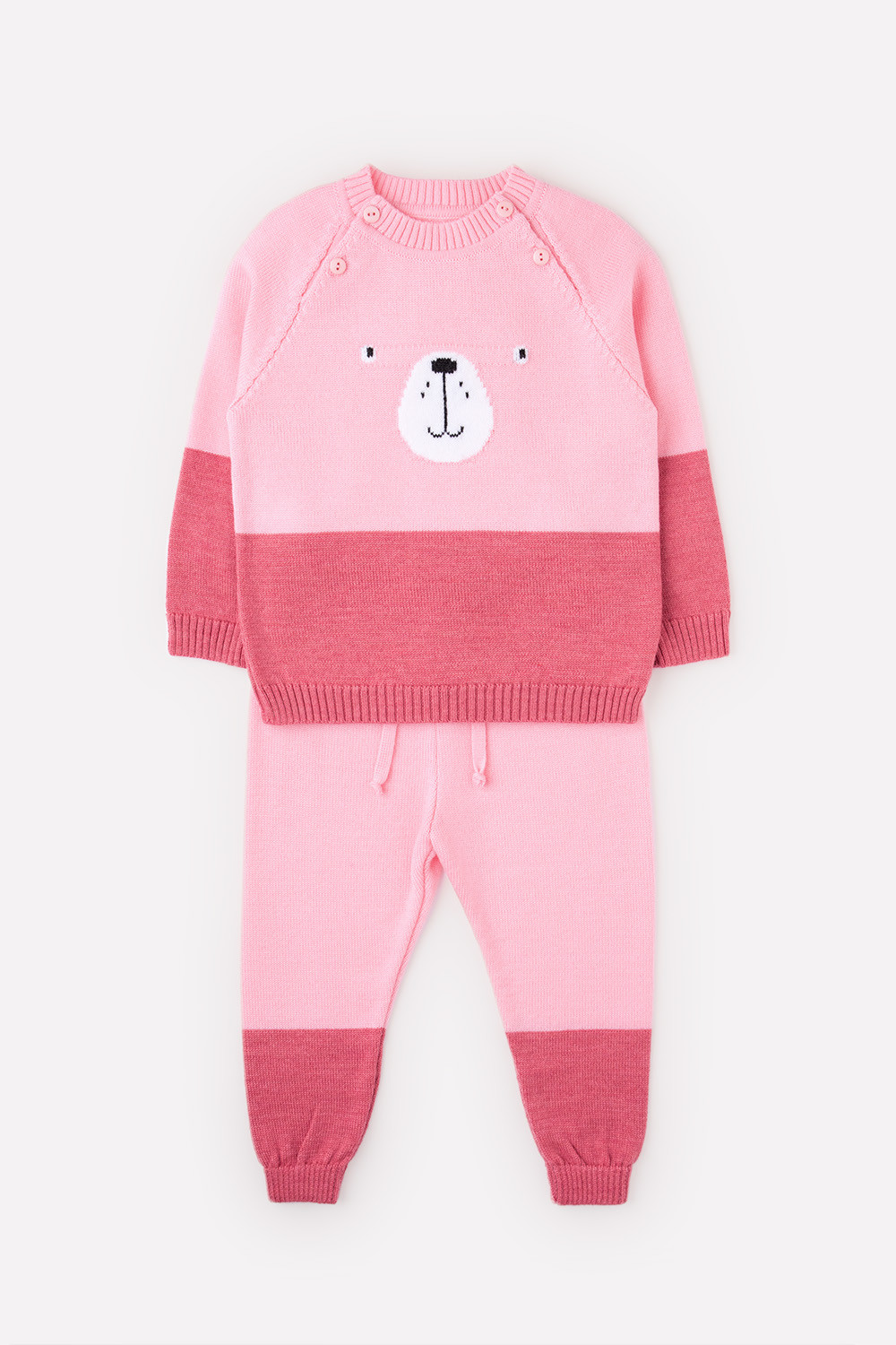 Комплект для девочки, артикул: К 856/ш, цвет: розовый, фото 2