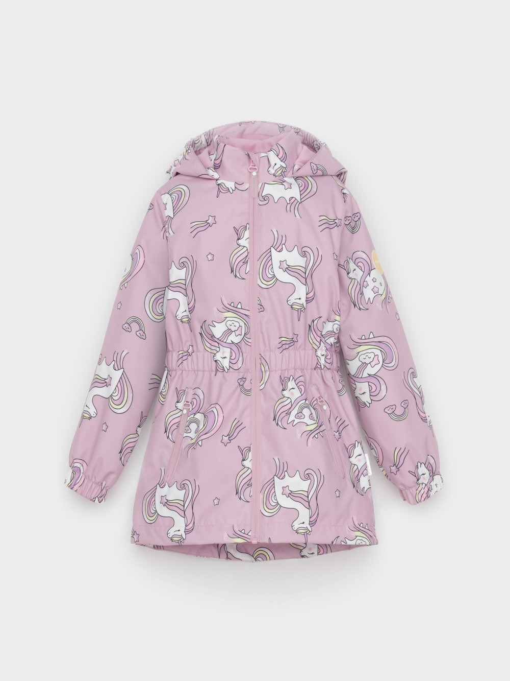 Куртка для девочки, артикул: ВК 32118/н/5 УЗГ, цвет: розовый, фото 2