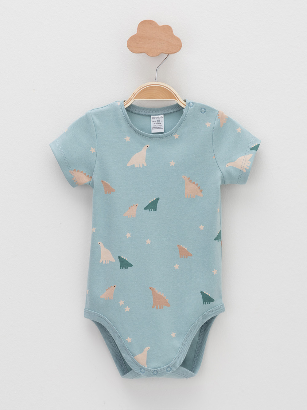 Боди для новорожденных, артикул: К 6073-2уп, цвет: голубой, фото 2