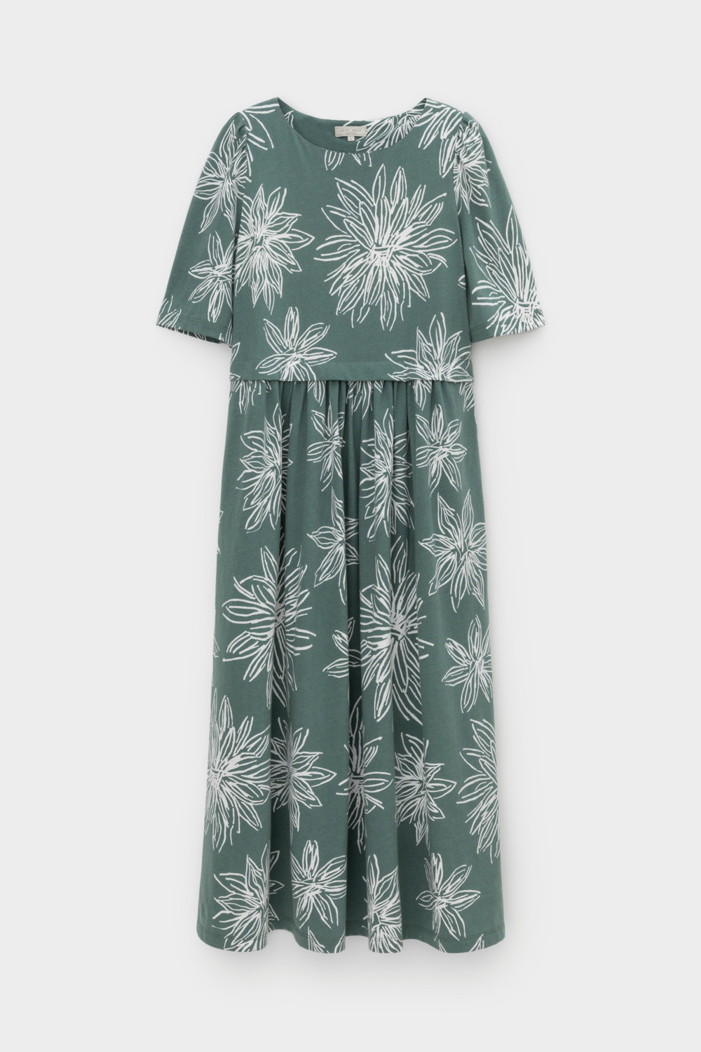 Платья женские для мам, артикул: ЕВТ 5090, цвет: зеленый, фото 2