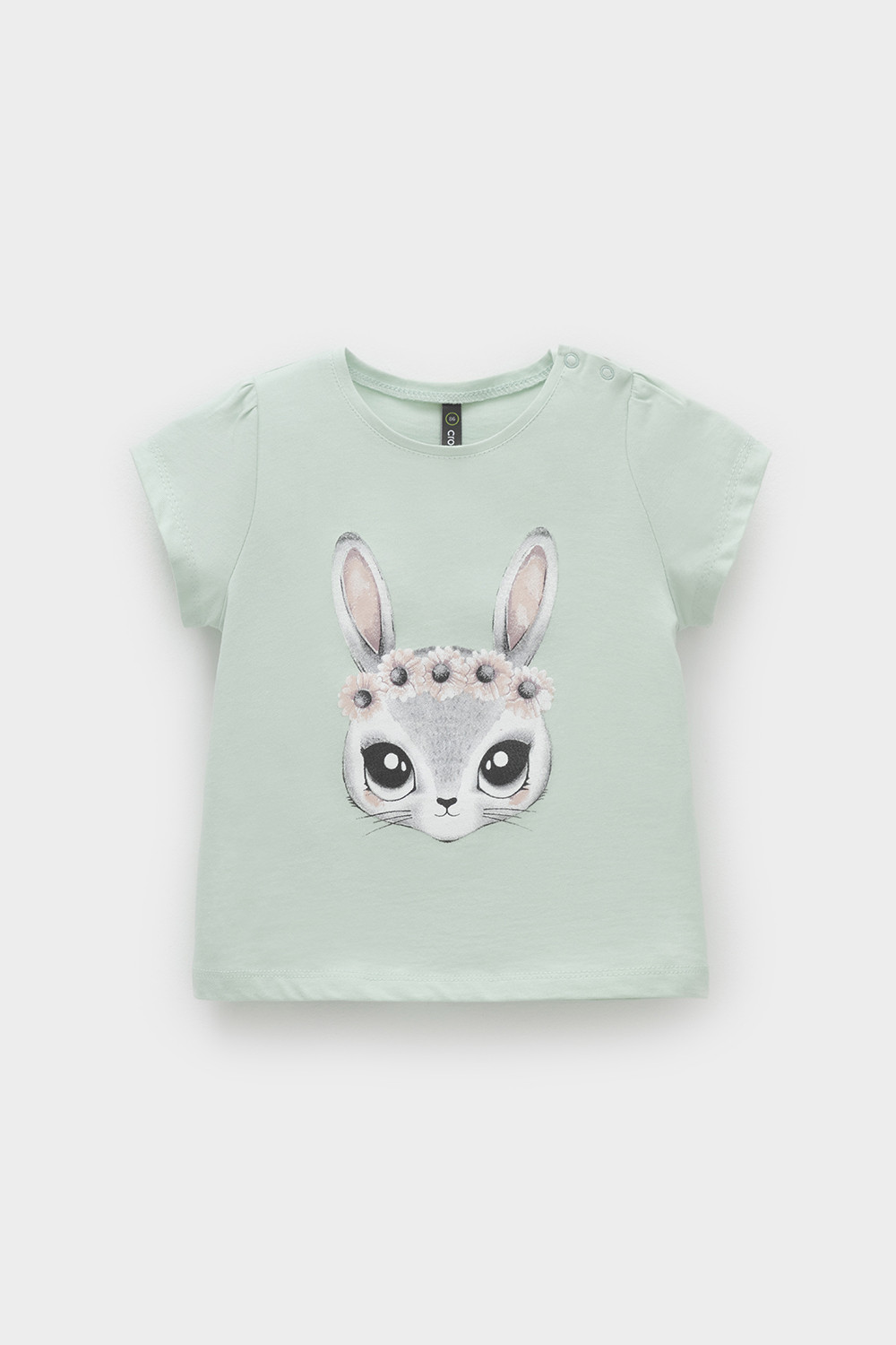 Футболка для девочки, артикул: КР 302702, цвет: зеленый, фото 2