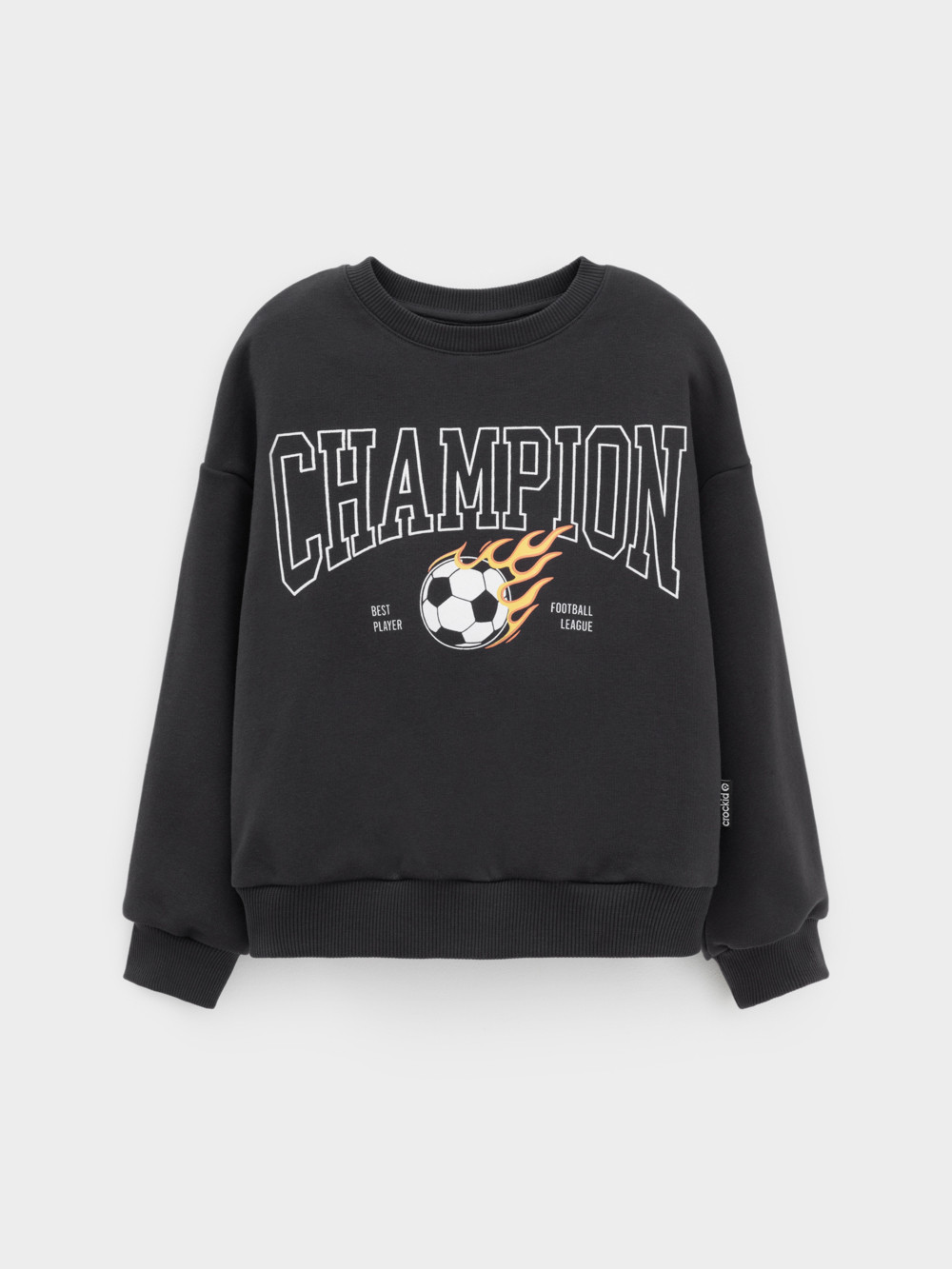 Свитшоты для мальчика, артикул: КР 302843, цвет: темно-серый, фото 2