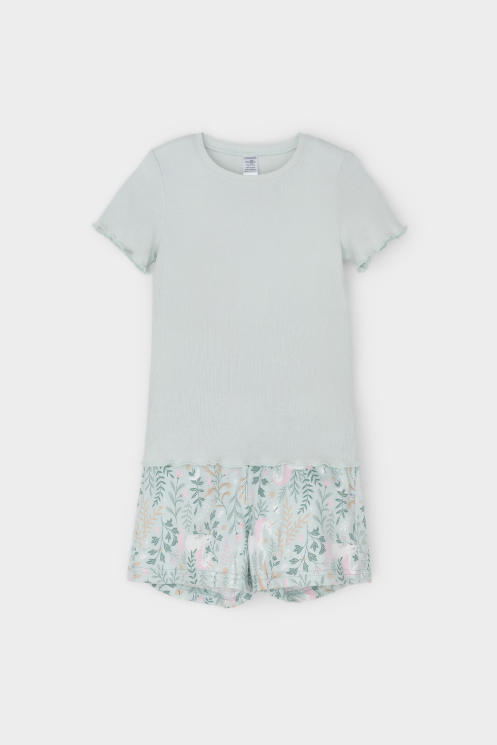 Пижама для девочки, артикул: К 1596, цвет: светло-серый5, фото 2