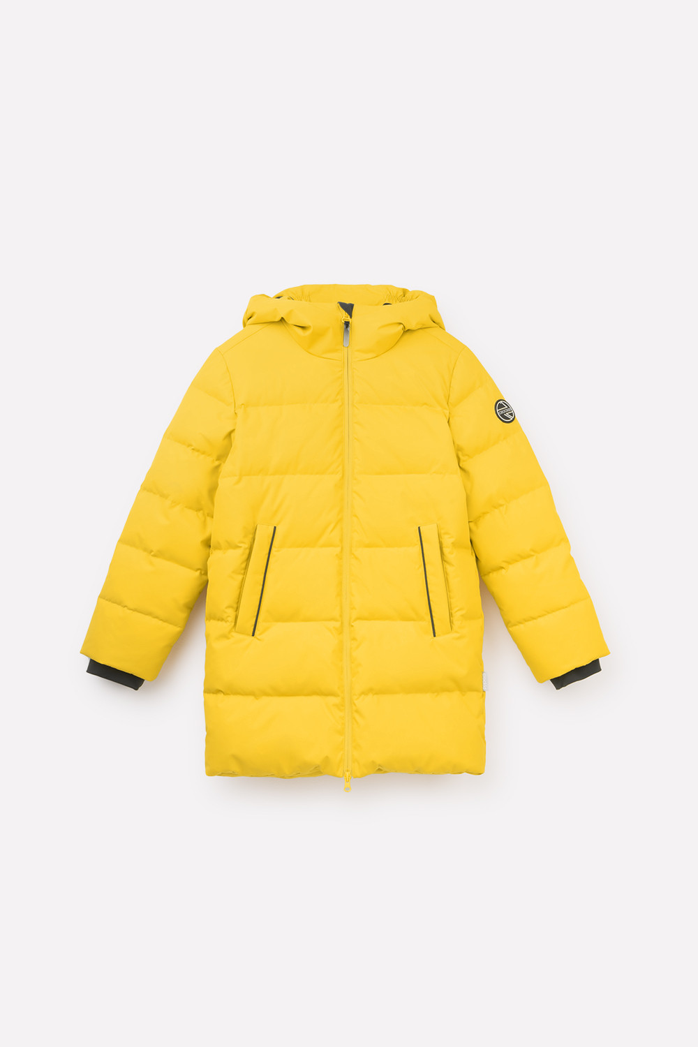 Пальто, плащи для мальчика, артикул: ВК 34064/1 УЗГ, цвет: желтый, фото 2