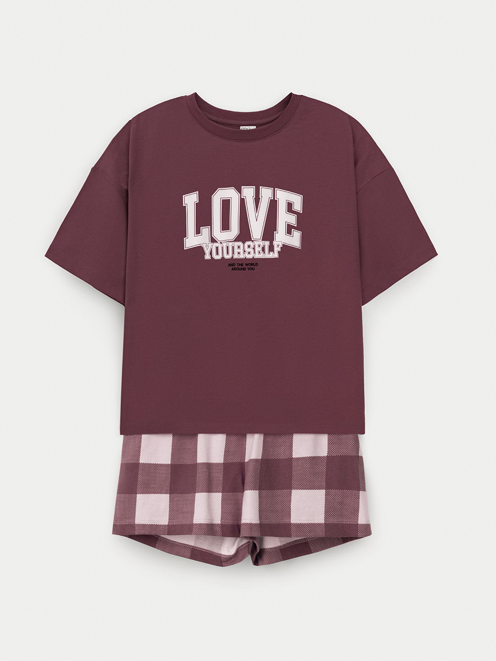 Пижама для девочки, артикул: МП 1658-1, цвет: коричневый, фото 2