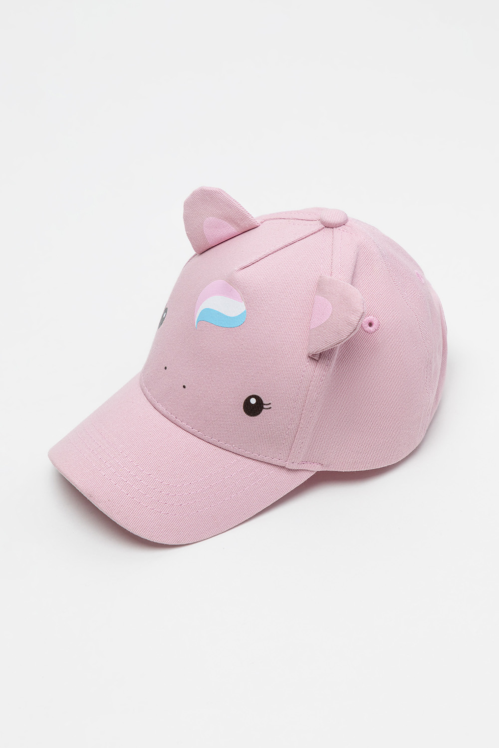 Кепка для девочки, артикул: ТК 80093, цвет: розовый, фото 2