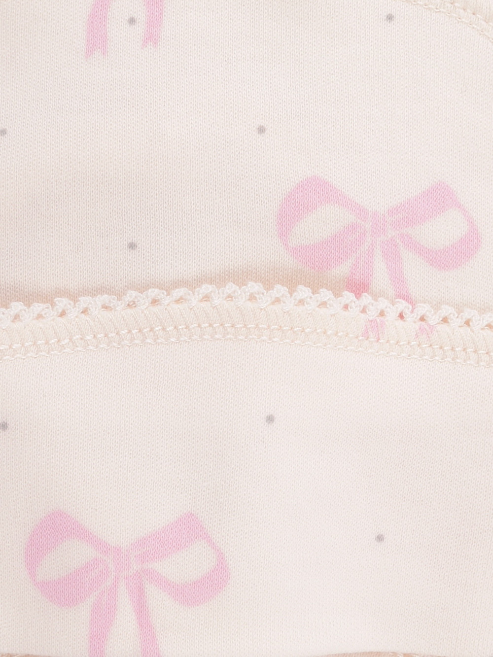 Шапочка ясельная для новорожденных, артикул: К 8176, цвет: сахар, фото 2