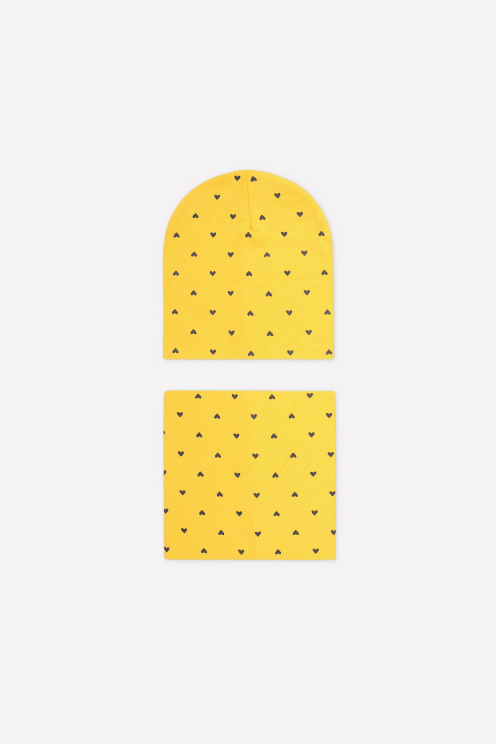 Шапка для девочки, артикул: К 8125, цвет: желтый, фото 2