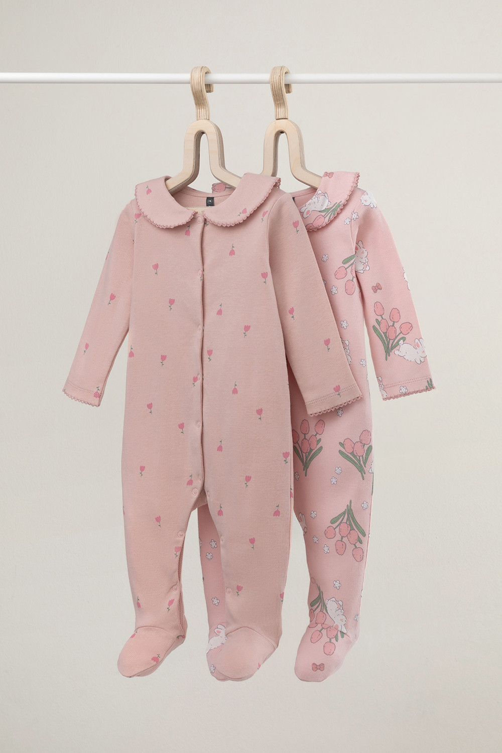 Комбинезон для новорожденных, артикул: К 6538-2уп, цвет: розовый, фото 2