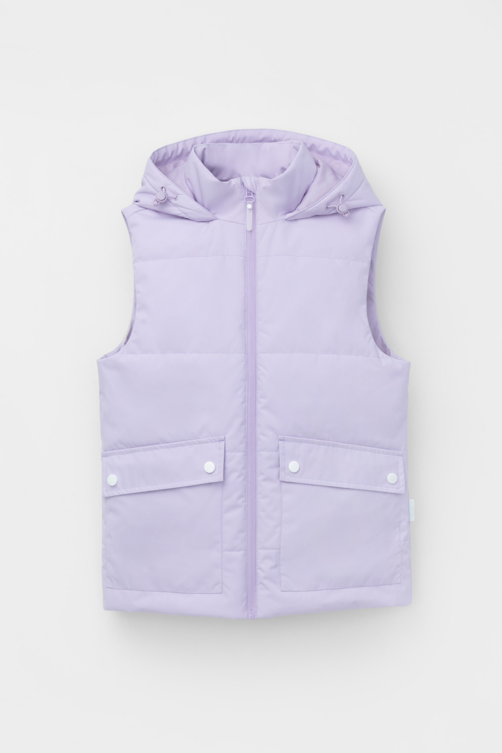 Жилет для девочки, артикул: ВК 35011/8 ГР, цвет: фиолетовый, фото 2