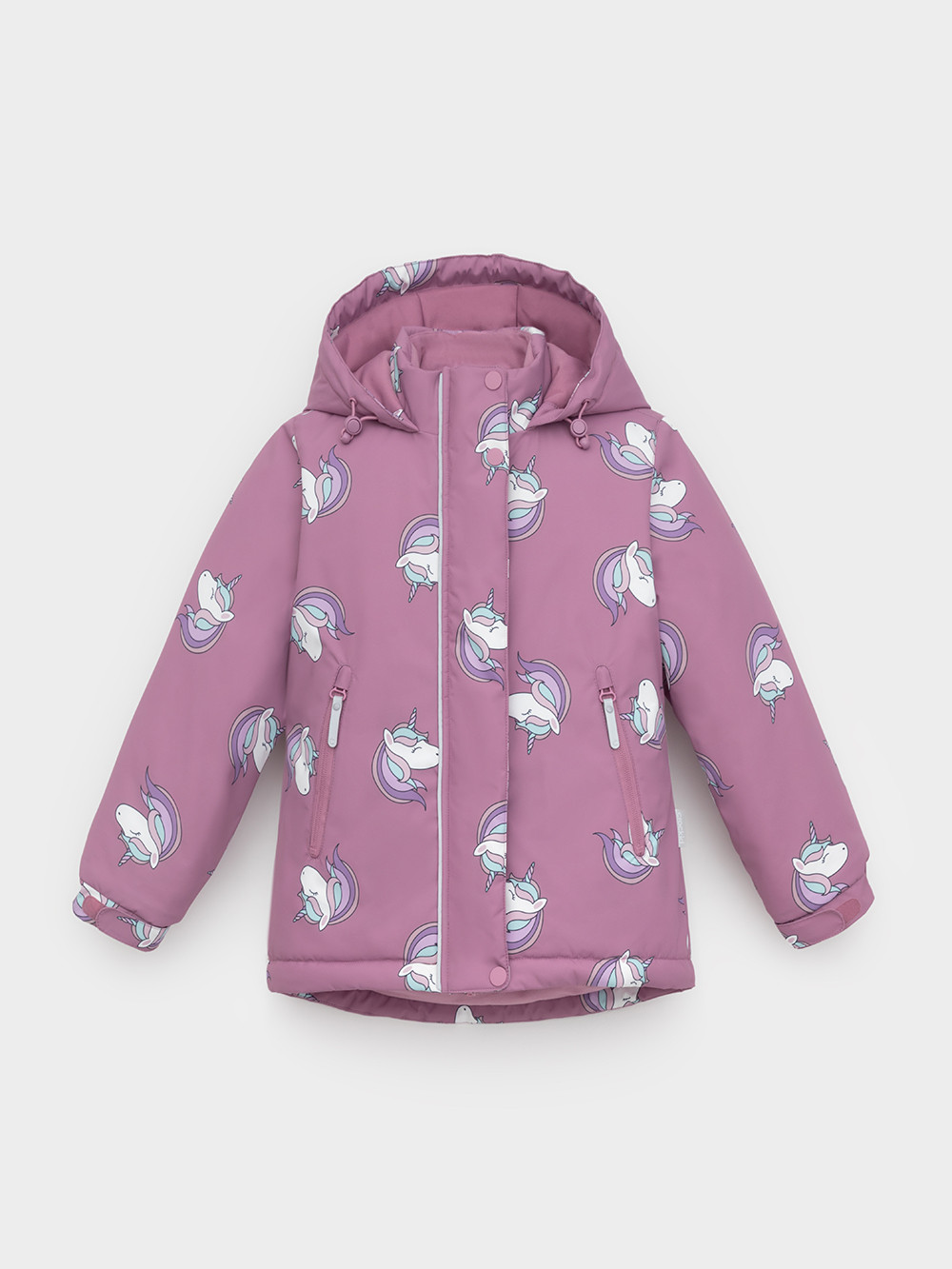 Куртка для девочки, артикул: ВК 38095/н/5 Ал, цвет: розовый, фото 2