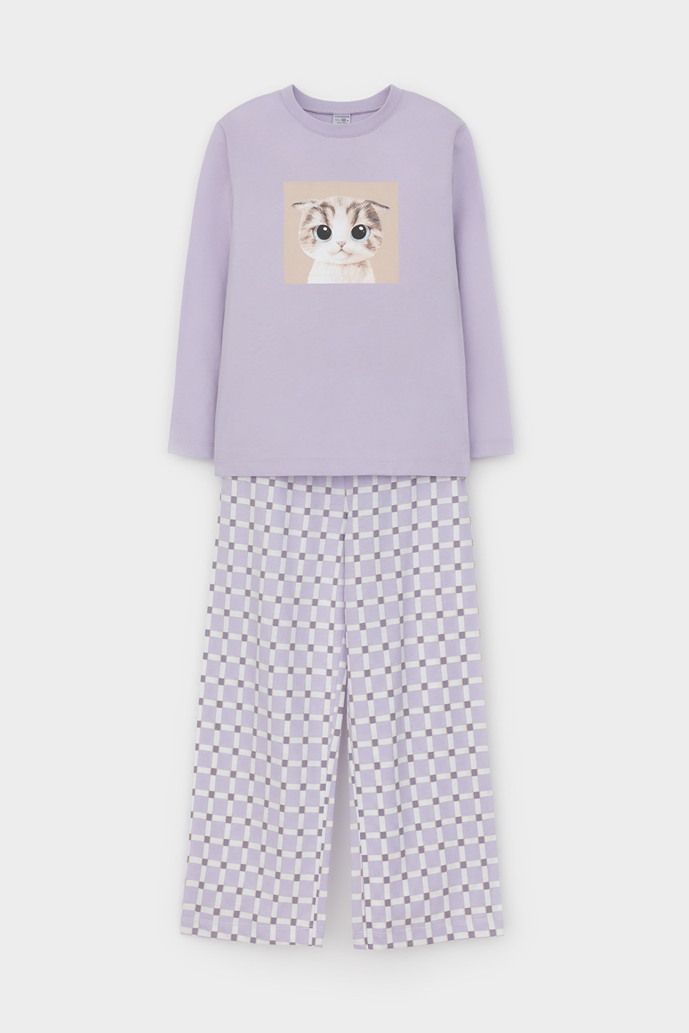 Пижама для девочки, артикул: К 1623, цвет: фиолетовый, фото 2
