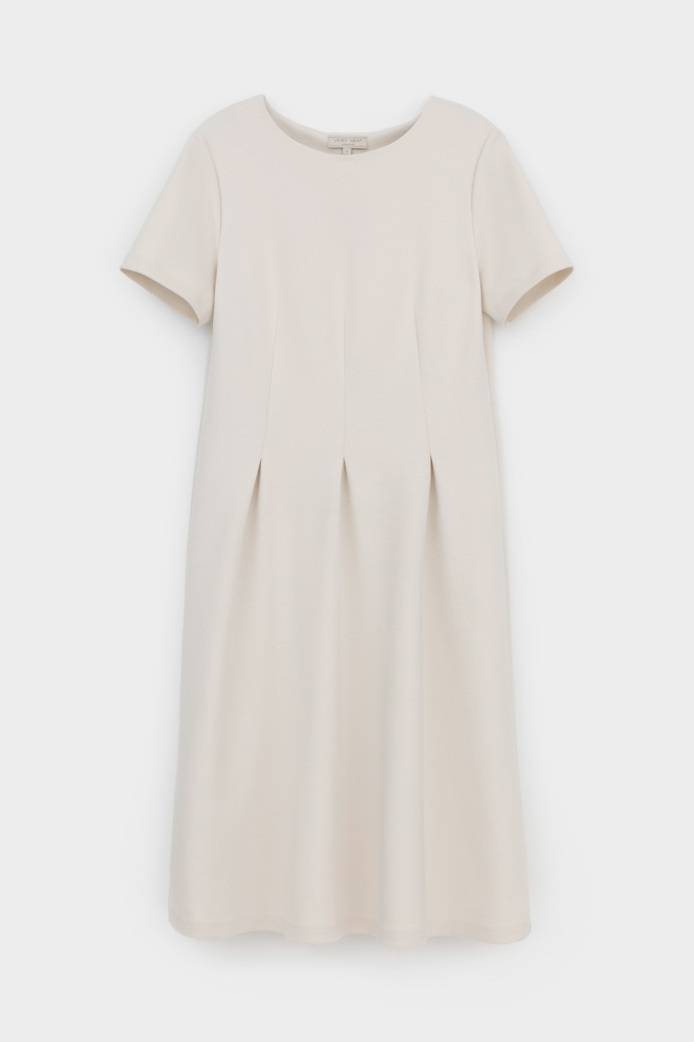 Платья женские для мам, артикул: ЕВТ 5076, цвет: светло-бежевый, фото 2