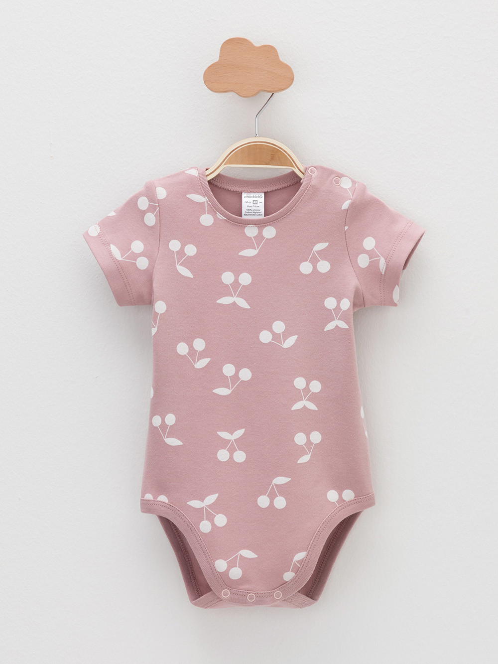 Боди для новорожденных, артикул: К 6073-2уп, цвет: розовый, фото 2