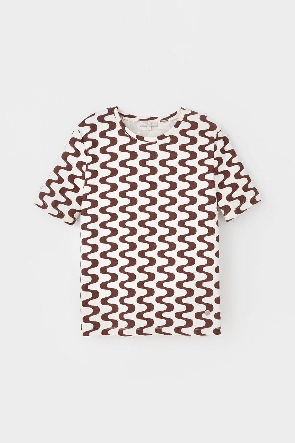 Футболки женские для мам, артикул: ЕВТ 3216, цвет: бежевый, фото 2