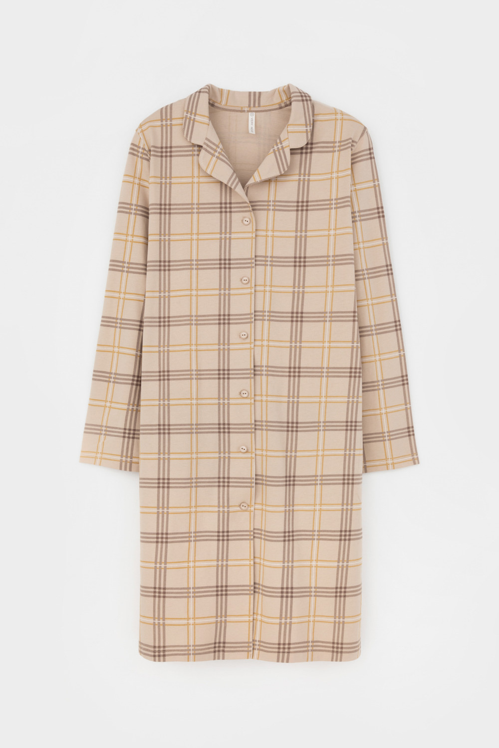 Халаты женские для мам, артикул: Е 50025, цвет: бежевый, фото 2