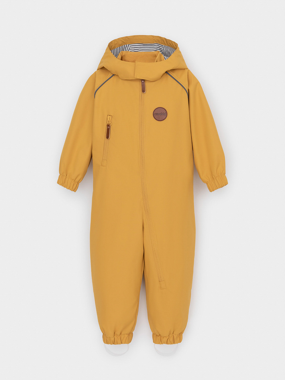 Комбинезоны утепленные для мальчика, артикул: ВК 60091/4 Ал, цвет: желтый, фото 2