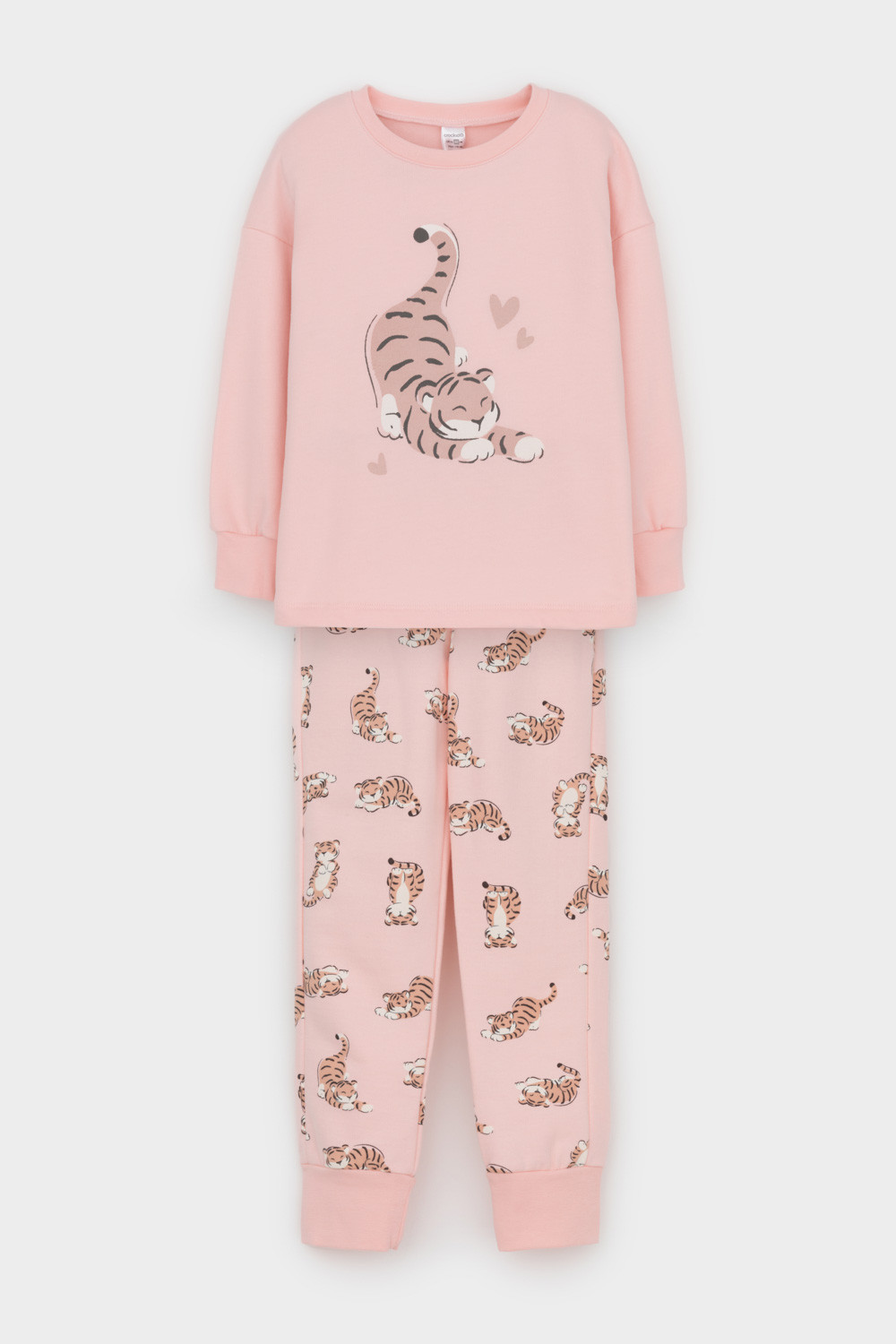 Пижама для девочки, артикул: К 1567, цвет: розовый, фото 2