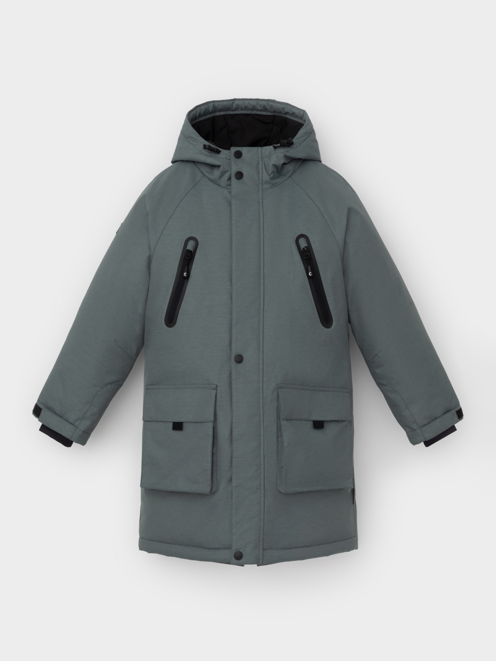 Пальто, плащи для мальчика, артикул: ВК 36112/2 ГР, цвет: зеленый, фото 2