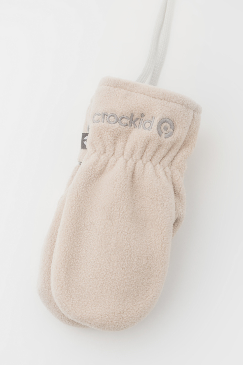 Рукавицы для девочки, артикул: ФЛ 10000/25/53 ГР, цвет: светло-бежевый, фото 2